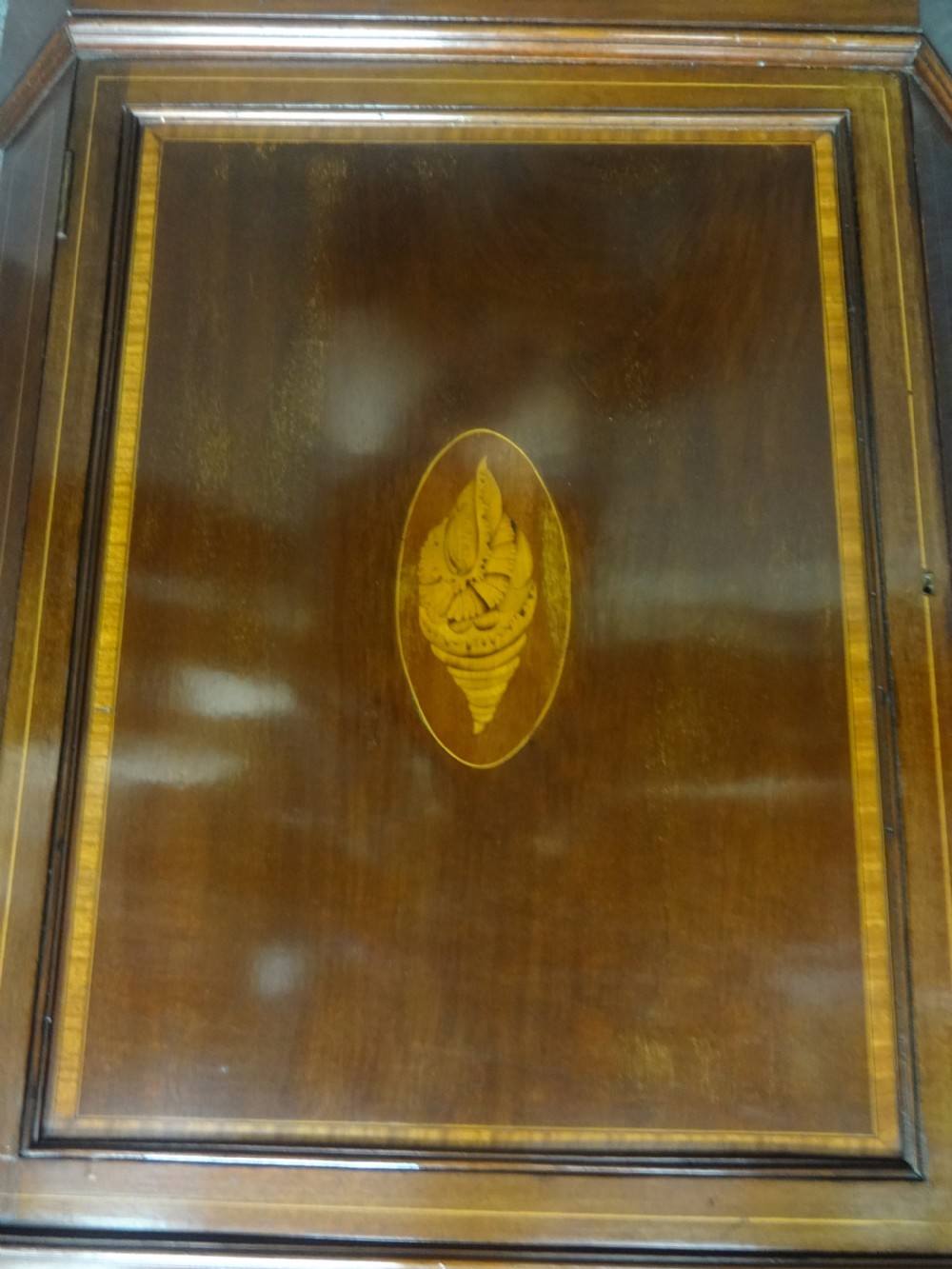 A Very Good Quality Inlaid Mahogany Corner Cabinet View VI