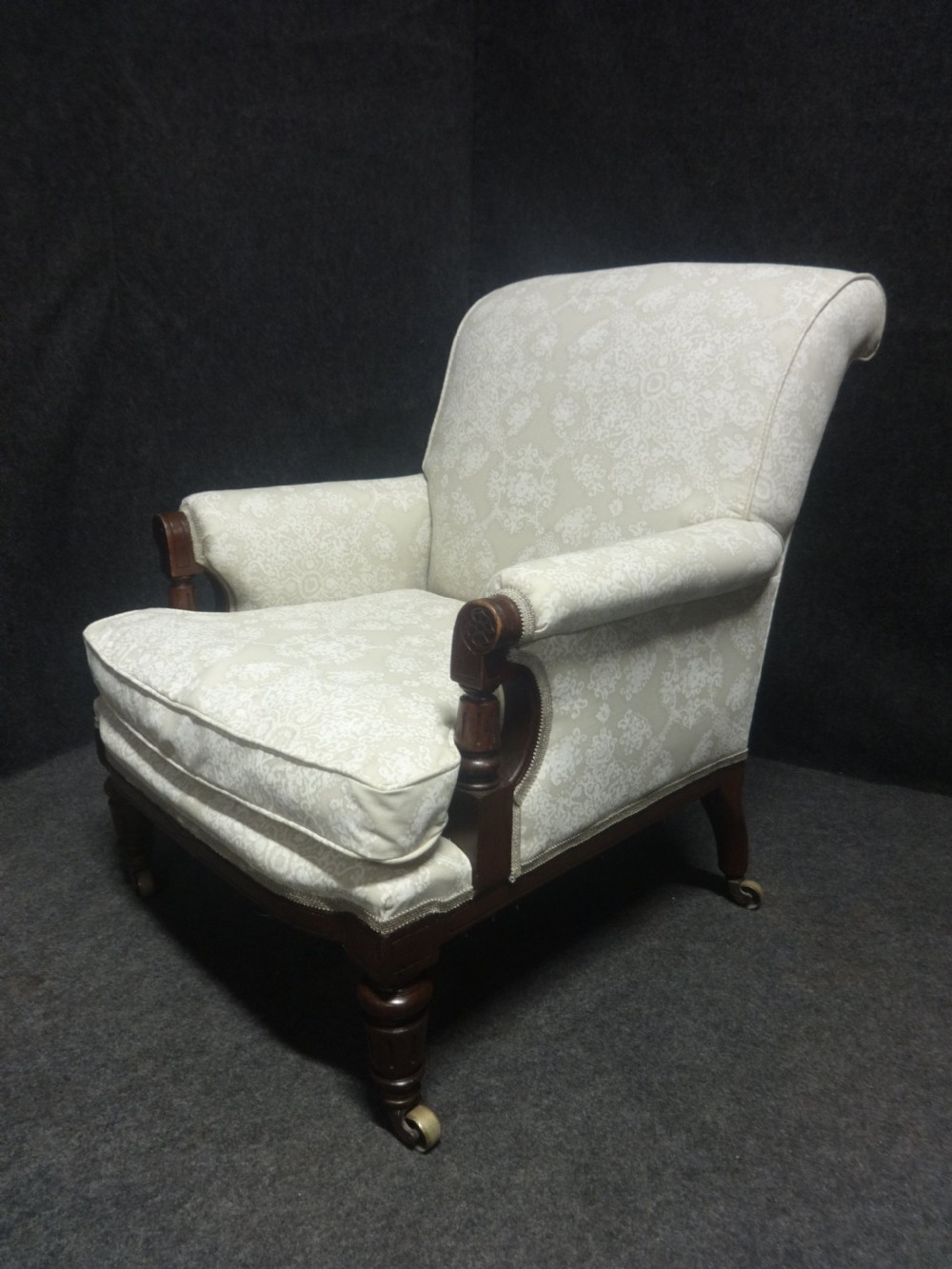 Pair of Stunning Walnut Armchairs View IV