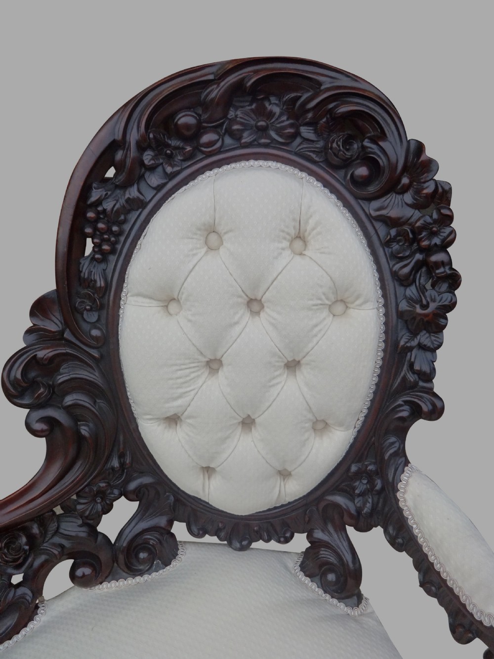 Outstanding Mahogany Chaise Lounge of Small Proportions View II