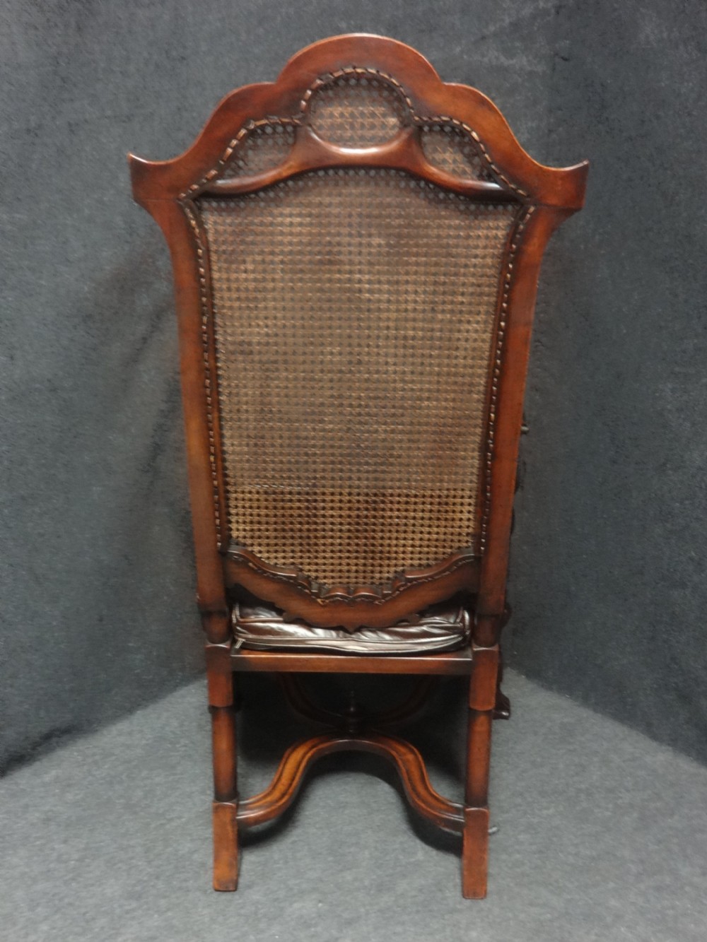 Very Good Quality Walnut Bergere Hall Chair View IV