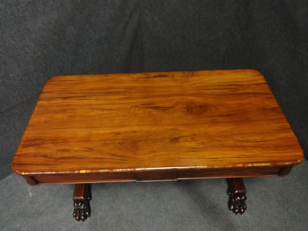 William 4th Rosewood Library Desk View III