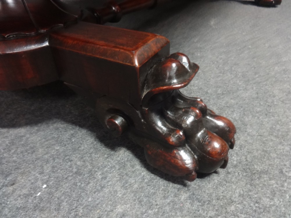 William 4th Rosewood Library Desk View IX