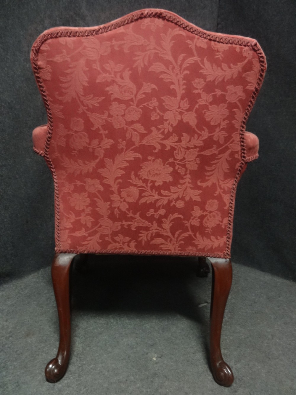 Lovely Pair Mahogany Elbow Chairs View VI