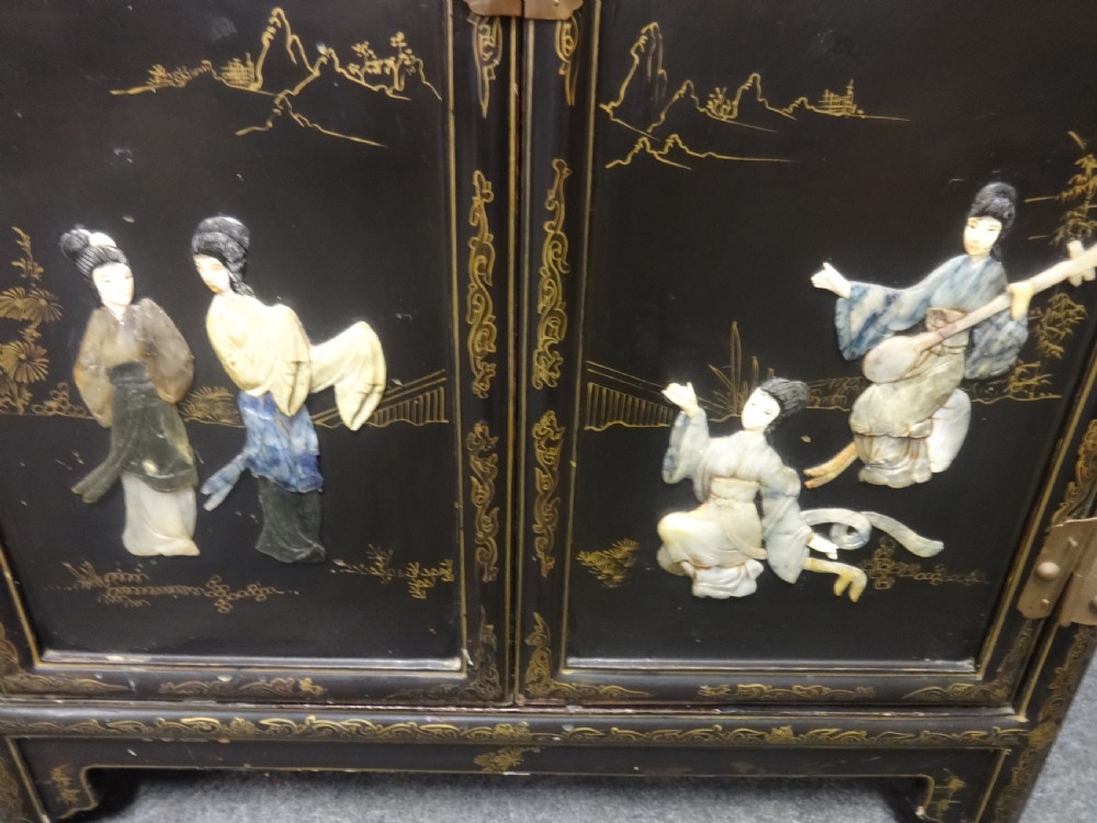 Oriental Laquered Cabinet View IX
