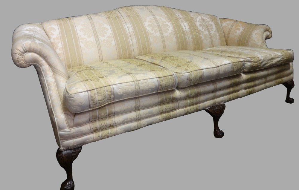 Victorian Camel Backed Sofa View II