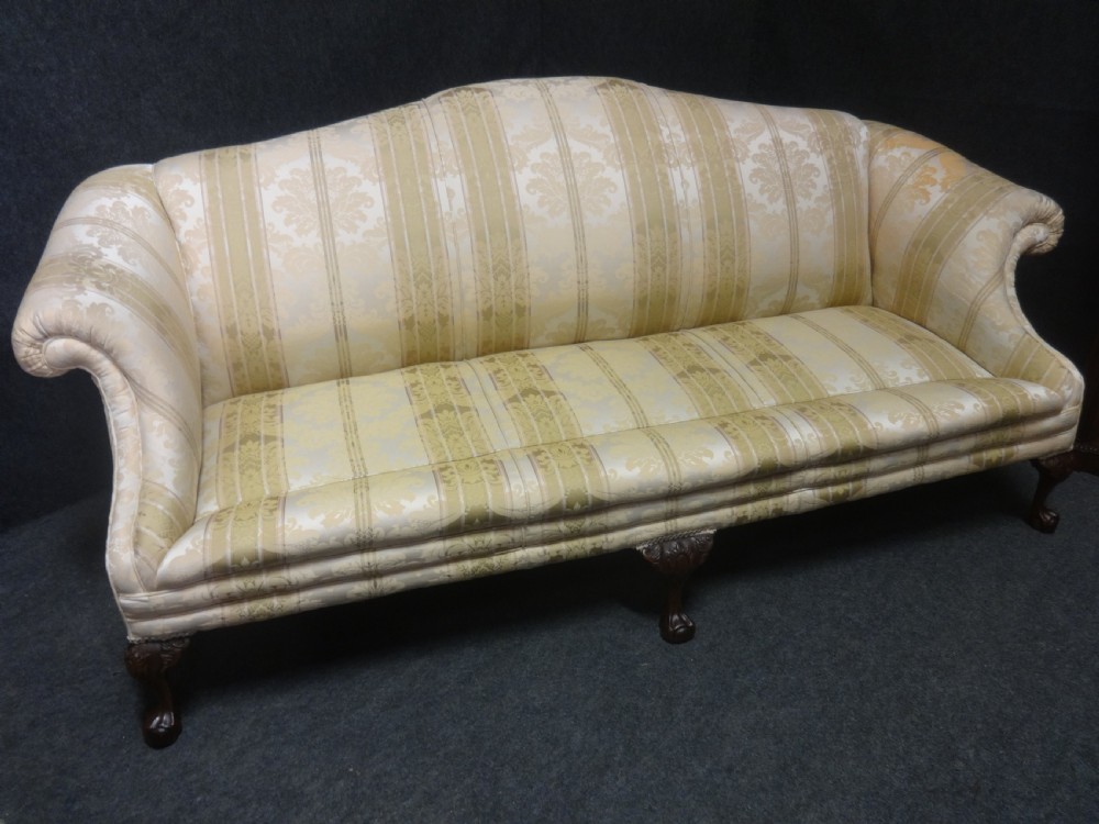 Victorian Camel Backed Sofa View III