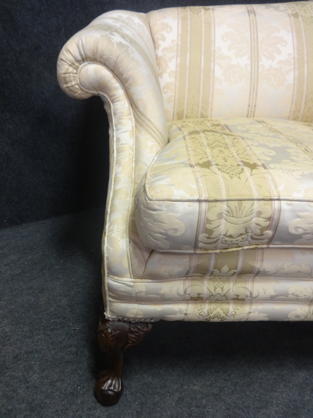 Victorian Camel Backed Sofa View VII
