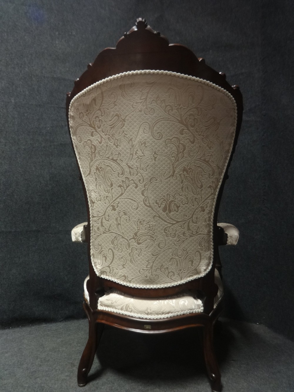 Outstanding Mahogany Framed Armchair View II
