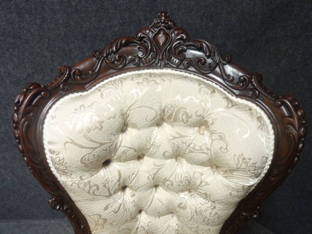 Outstanding Mahogany Framed Armchair View V