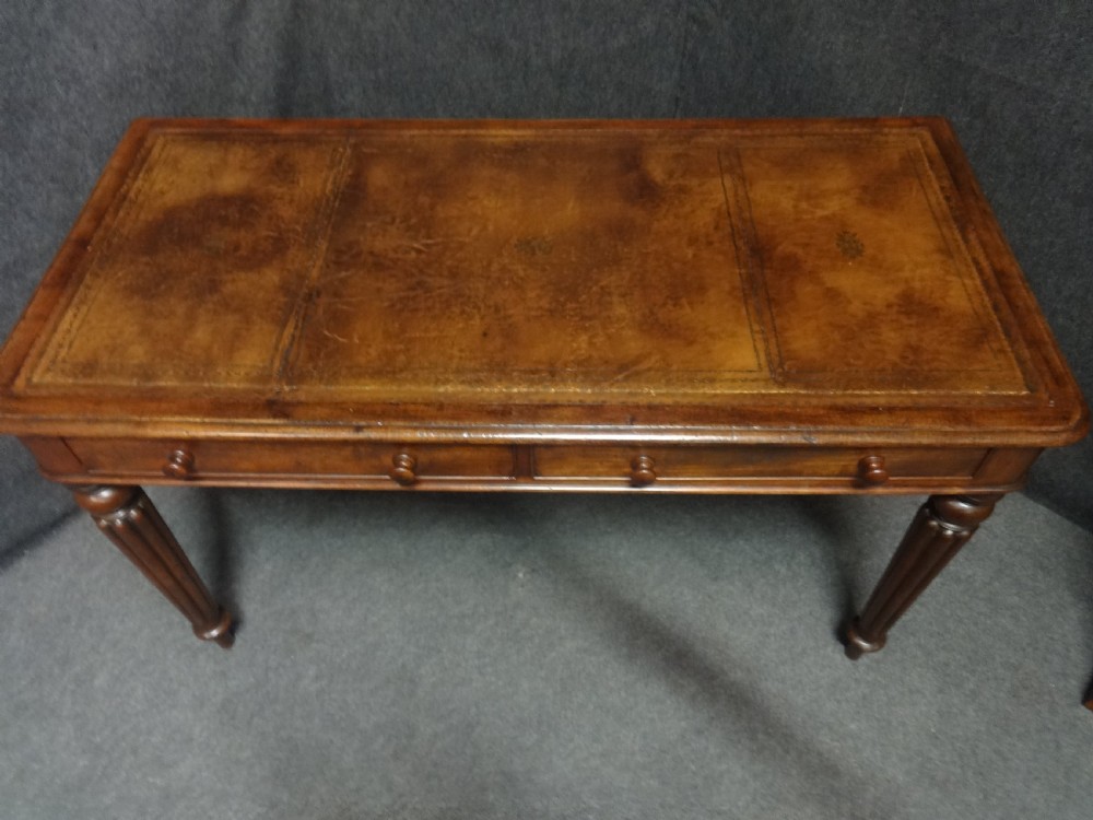 Victorian Mahogany Gillows Two Drawer Writing Desk View II