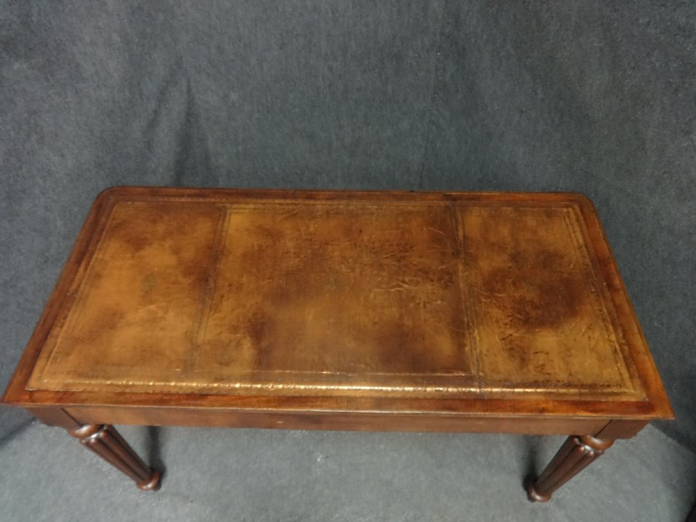Victorian Mahogany Gillows Two Drawer Writing Desk View IX