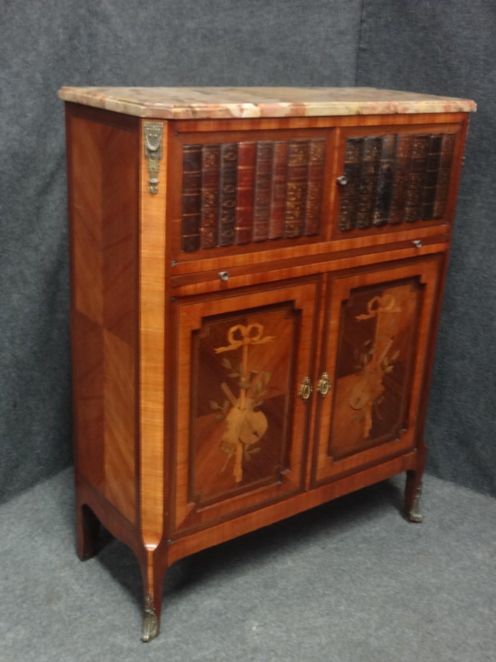 French Tulipwood Inlaid Side cabinet View VII