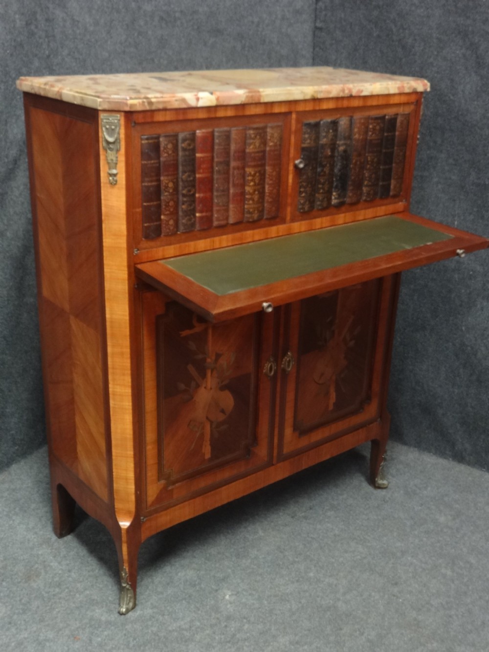 French Tulipwood Inlaid Side cabinet View VIII