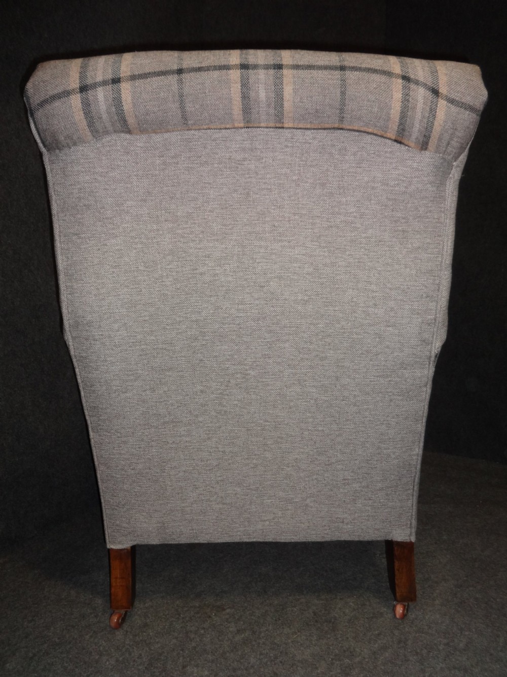 Pair Victorian Walnut Armchairs View V