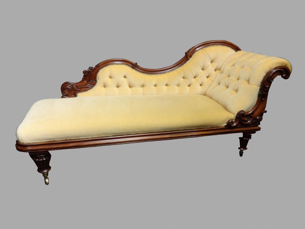 Top Quality William 4th Mahogany Chaise Lounge Sofa