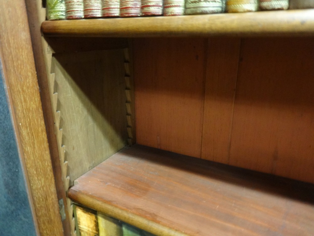 Very Good Victorian Mahogany Adjustable Bookcase View IV