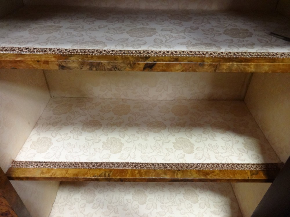 Outstanding Walnut and Amboyna Credenza View XII