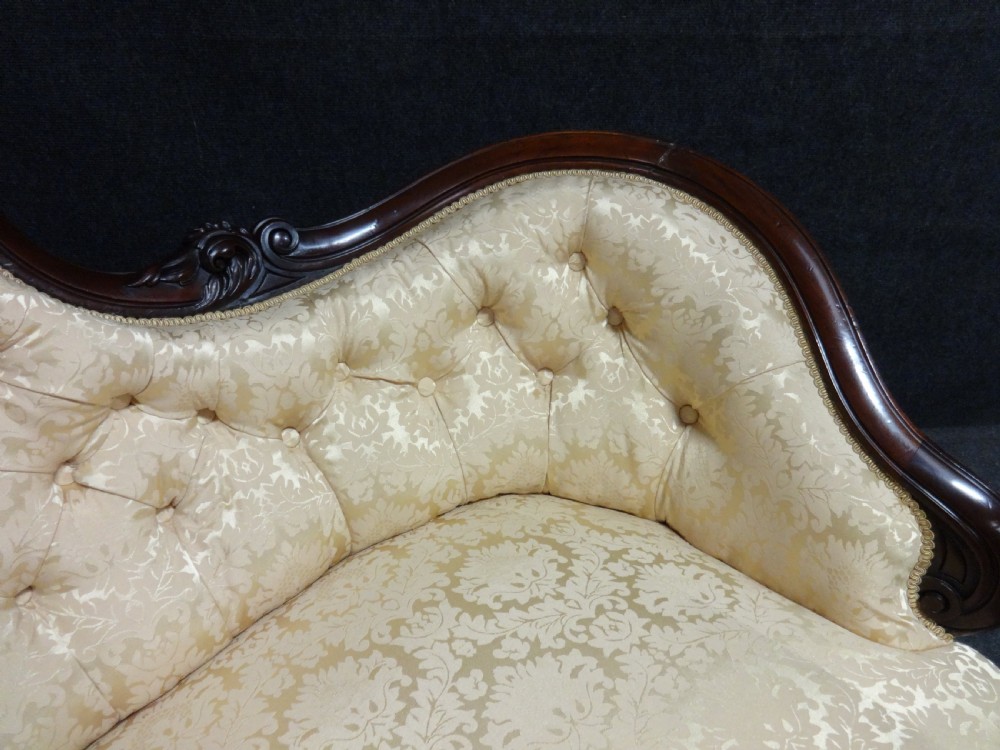 Large Outstanding Victorian Mahogany Sofa Couch View VI