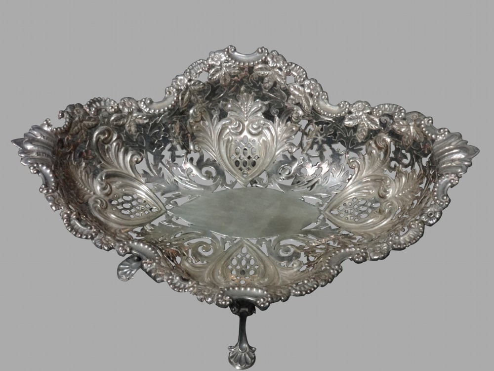 Victorian Silver Dish by James Dixon & Sons  