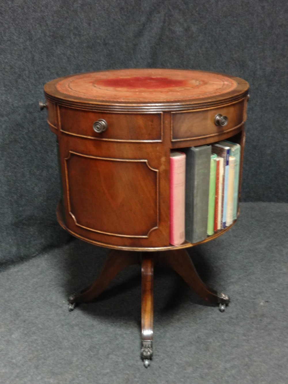 Mahogany Revolving Bookcase View II