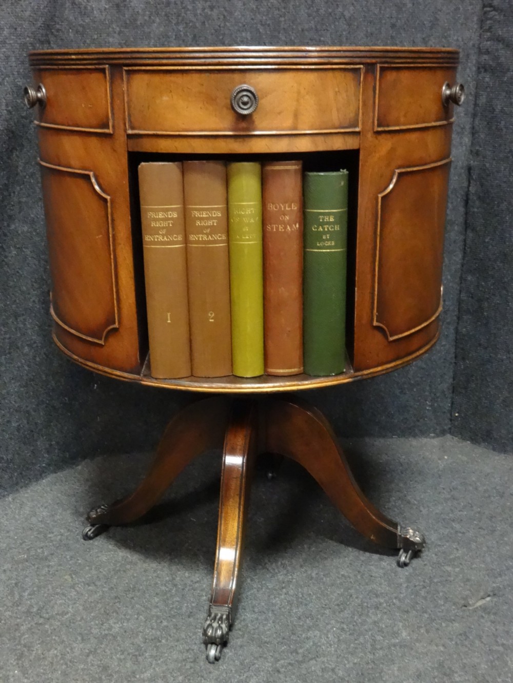 Mahogany Revolving Bookcase View V