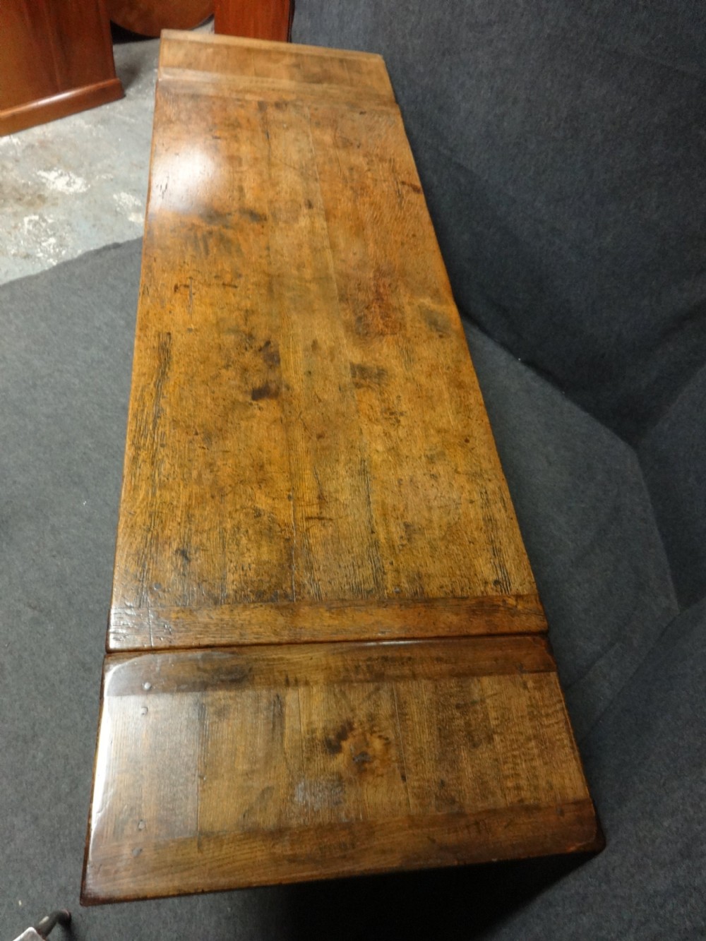 Outstanding Extending Oak Draw Leaf Refectory Dining Table View VII