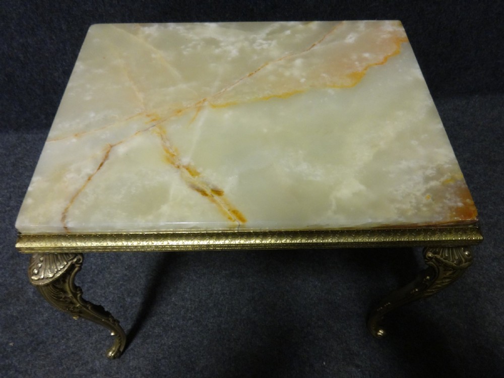 Good Nest of Three Marble Topped Tables View II