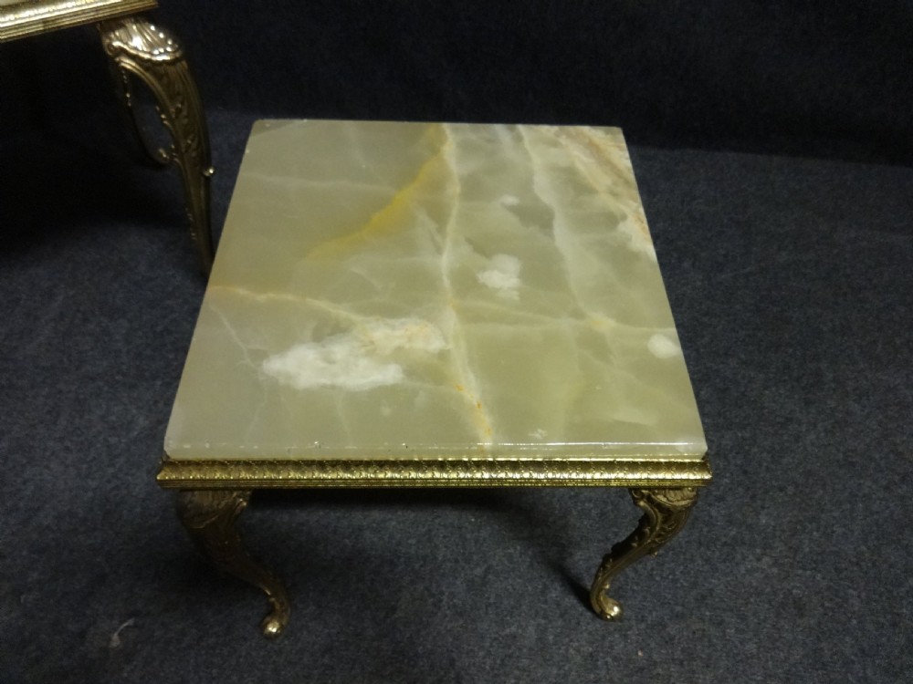 Good Nest of Three Marble Topped Tables View III