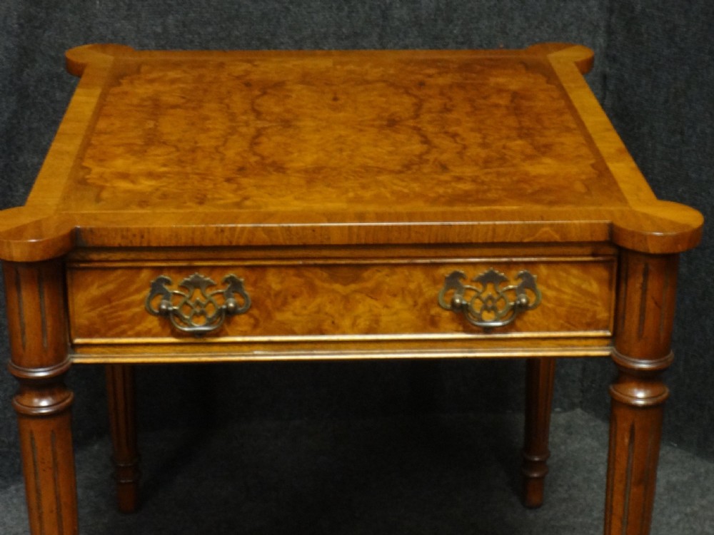Burr Walnut Coffee Table View II