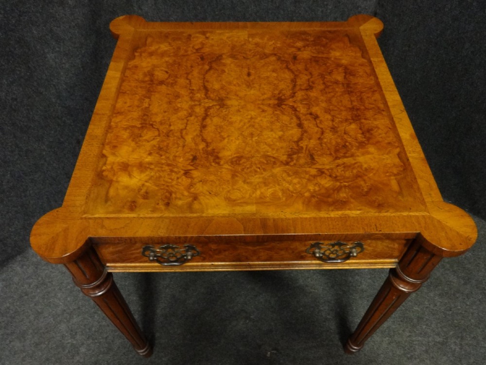 Burr Walnut Coffee Table View III