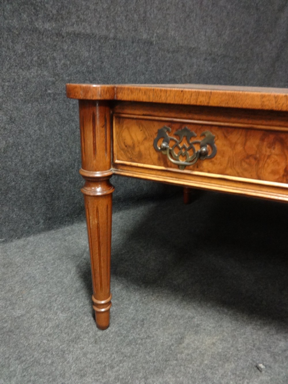 Excellent Quality Burr Walnut Coffee Table View II