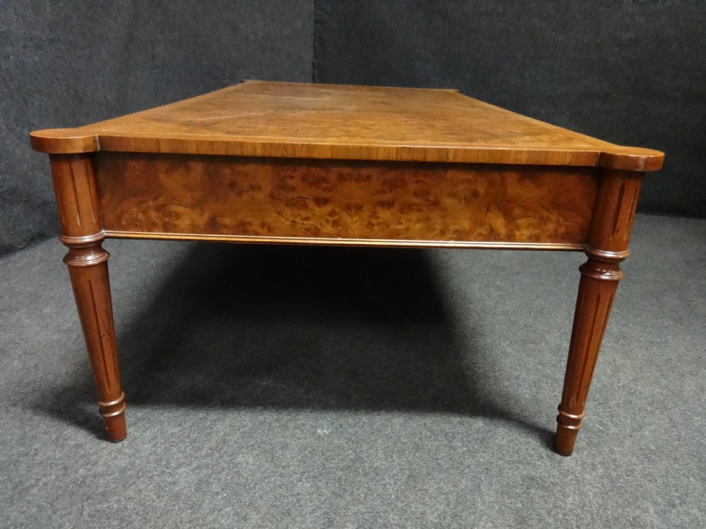 Excellent Quality Burr Walnut Coffee Table View VII
