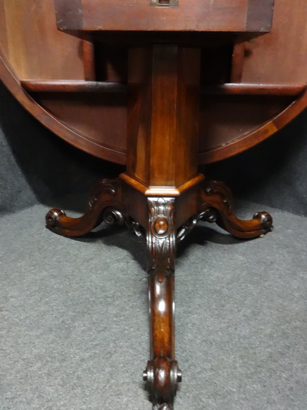 Outstanding Regency Rosewood Dining Table View IX