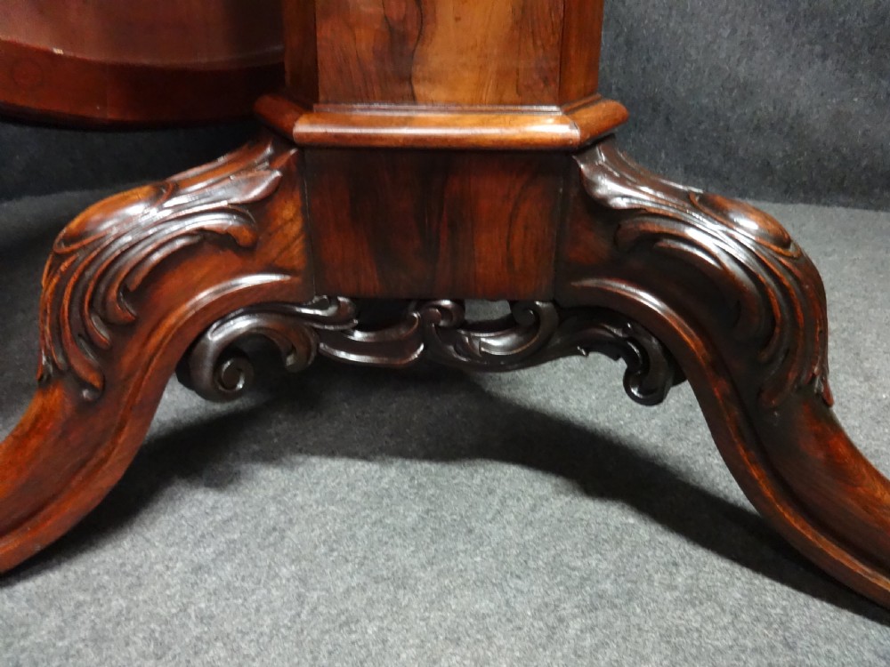Outstanding Regency Rosewood Dining Table View XI