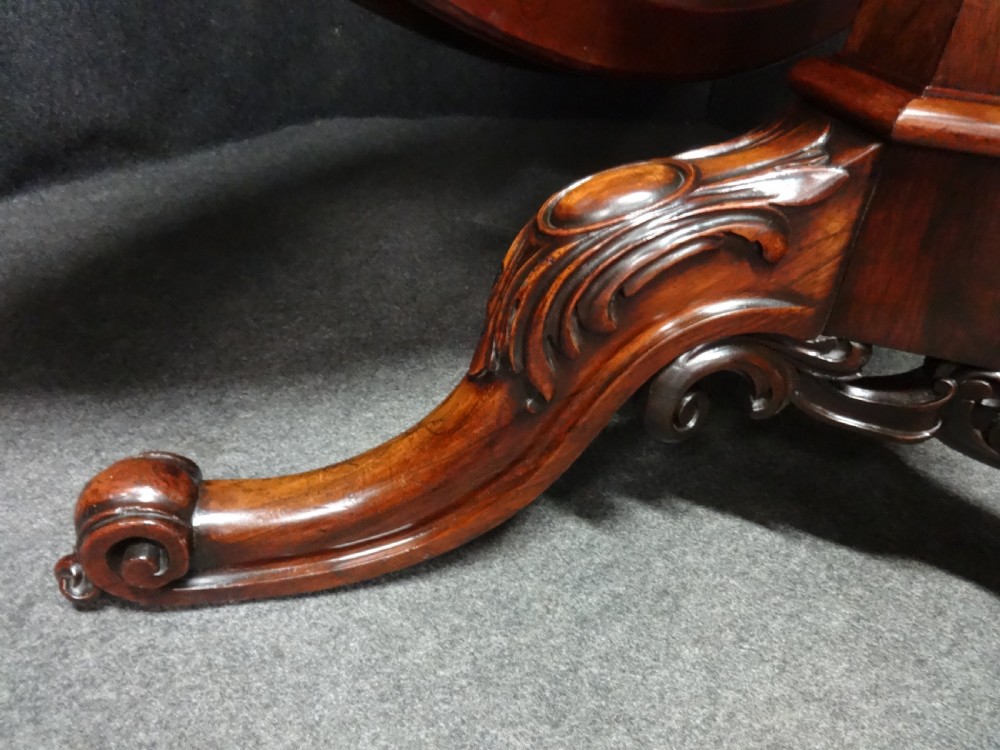 Outstanding Regency Rosewood Dining Table View XII