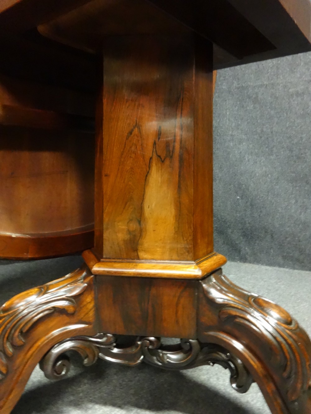 Outstanding Regency Rosewood Dining Table View XIII