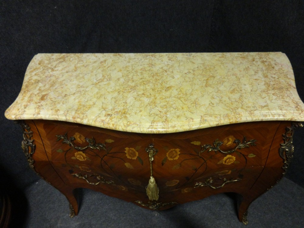 Superb French Marquetry Commode Chest of Drawers View III