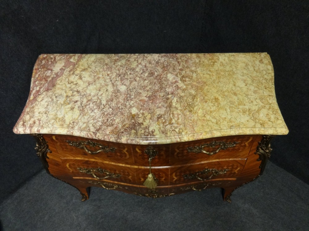 Top Quality French Parquetry Commode Chest of Drawers View IV