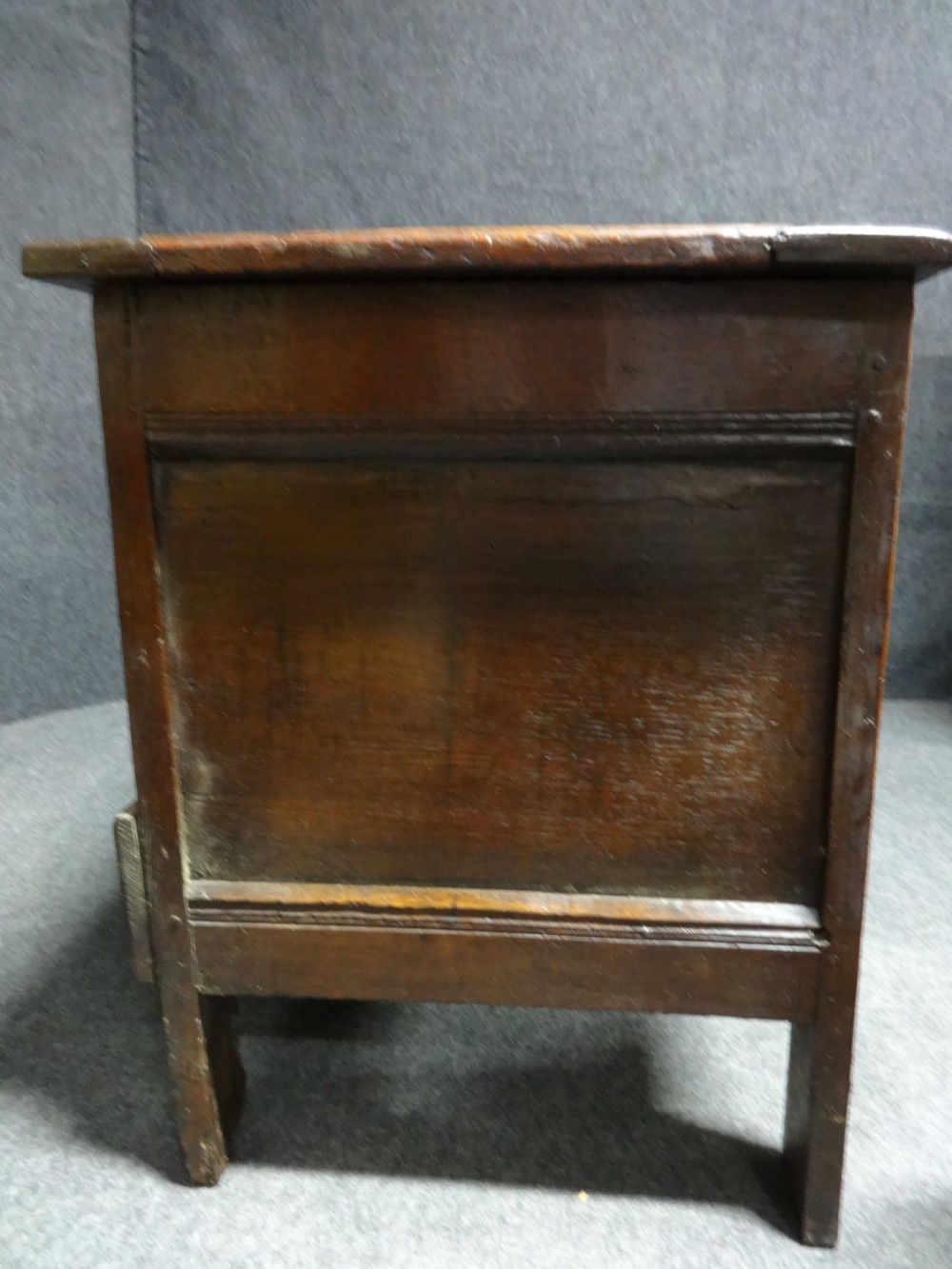 Superb Three Panel Oak Coffer View V