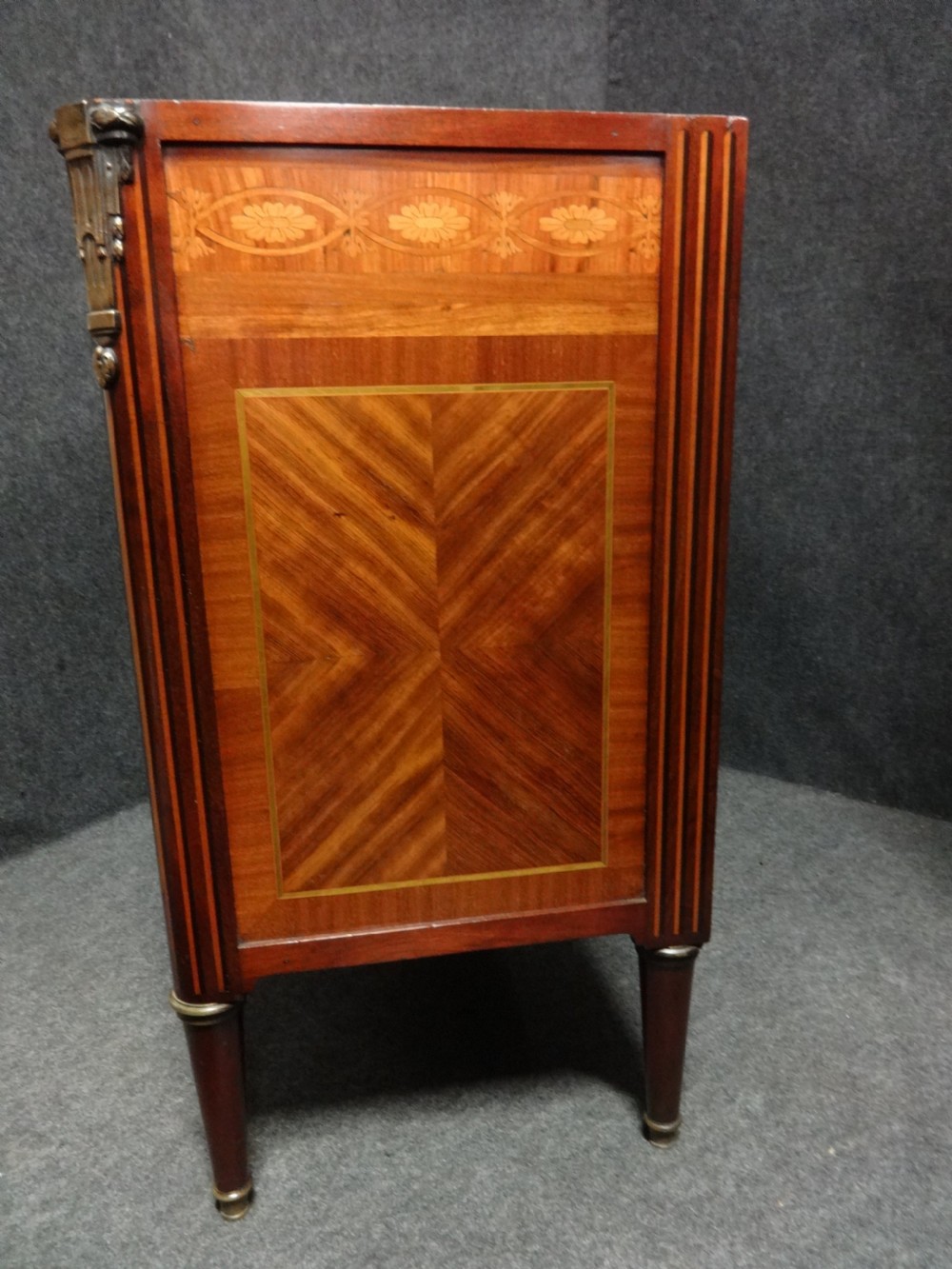 Very Good Marquetry Commode Chest of Drawers View II