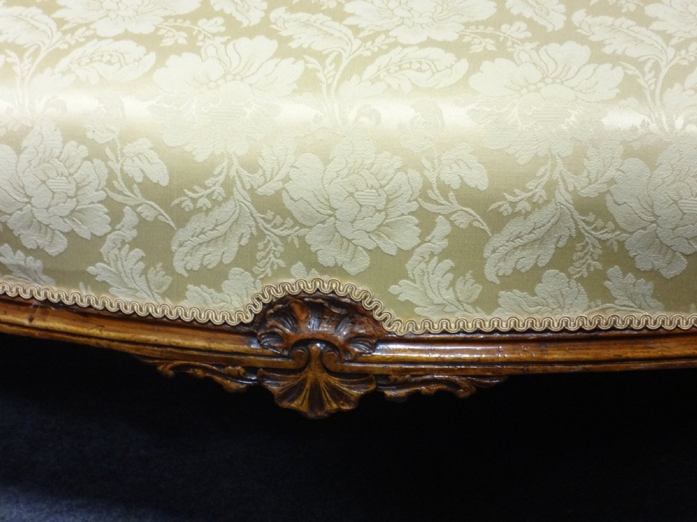Wonderful Two Seater Walnut Settee View V