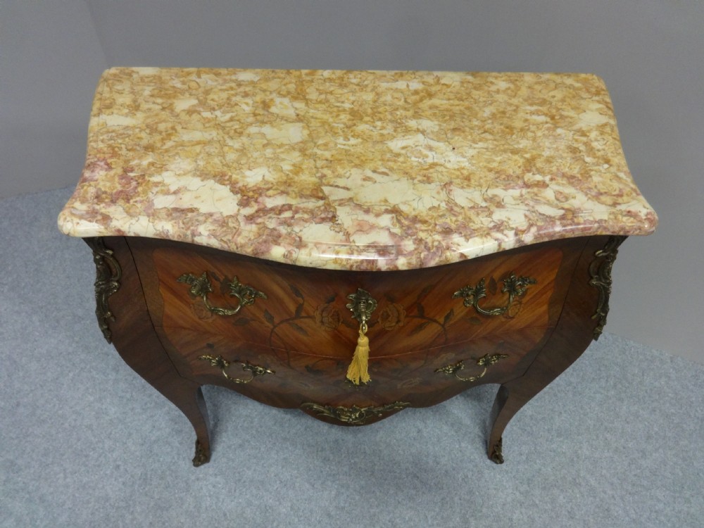 Good French Marquetry Commode Chest of Drawers View III