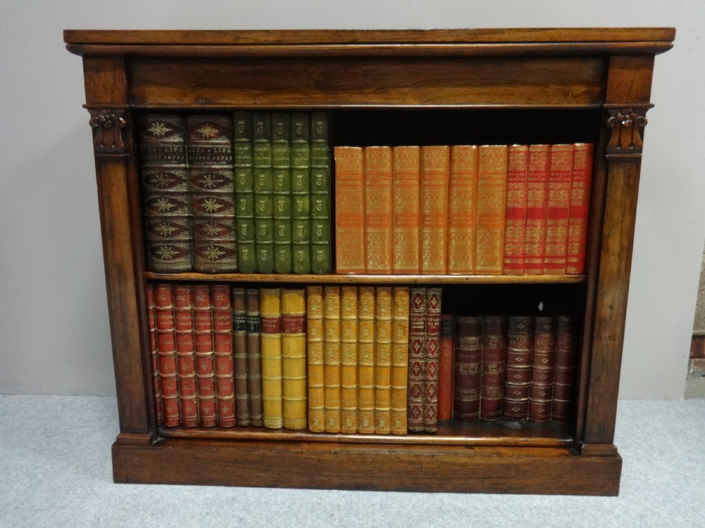 Fine William 4th Rosewood Open Bookcase View III