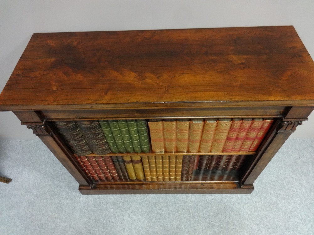 Fine William 4th Rosewood Open Bookcase View IV