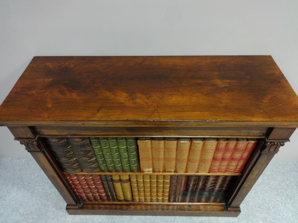 Fine William 4th Rosewood Open Bookcase View V