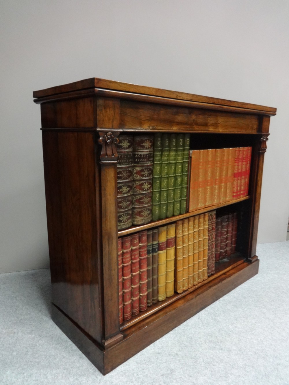 Fine William 4th Rosewood Open Bookcase View VI
