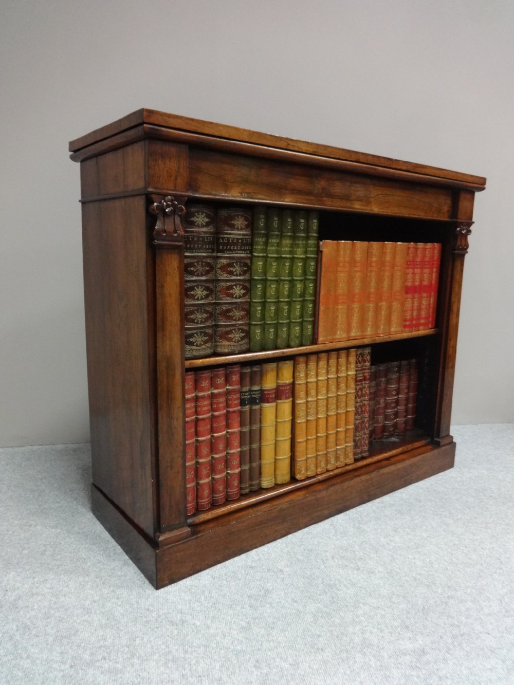 Fine William 4th Rosewood Open Bookcase View VIII