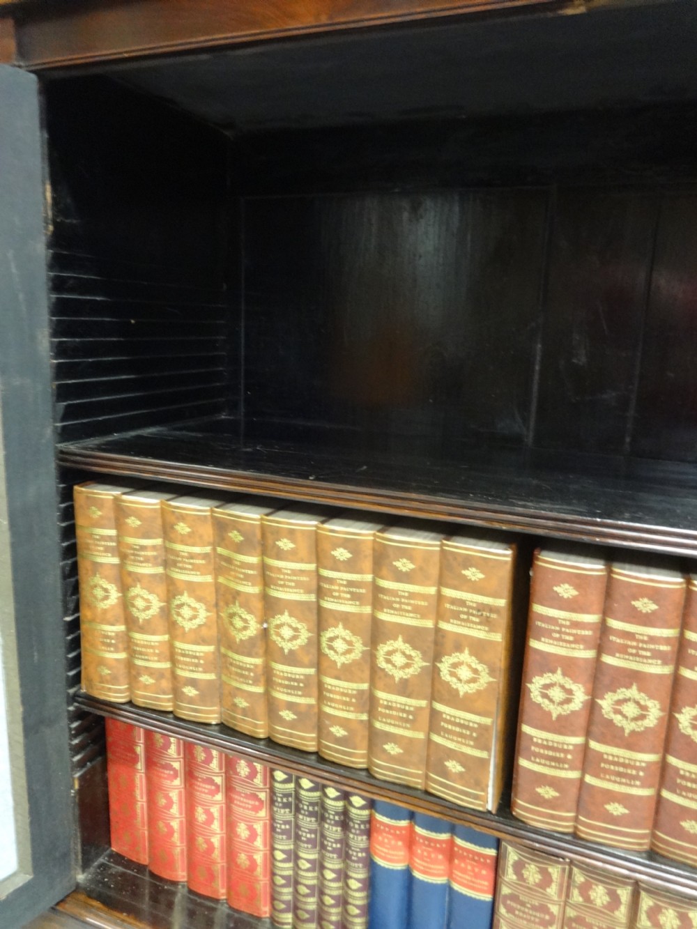 Very Good Regency Rosewood Two Door Bookcase View V