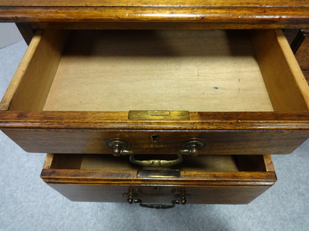 A Good Mahogany Pedestal Desk View V