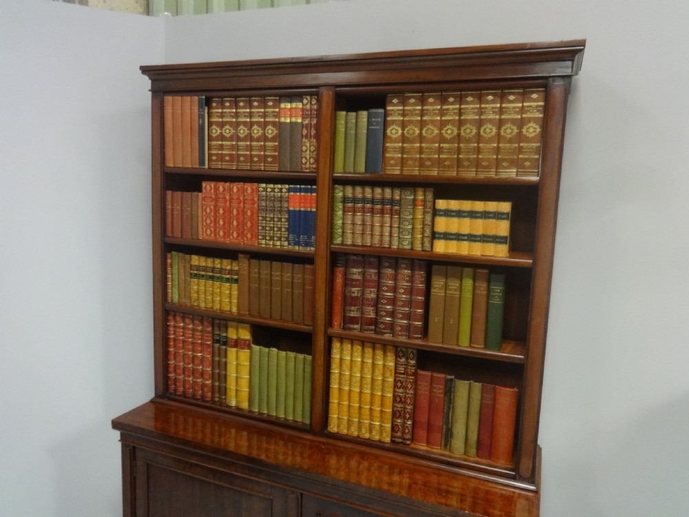 Top Quality William 4th Mahogany Library Bookcase View V